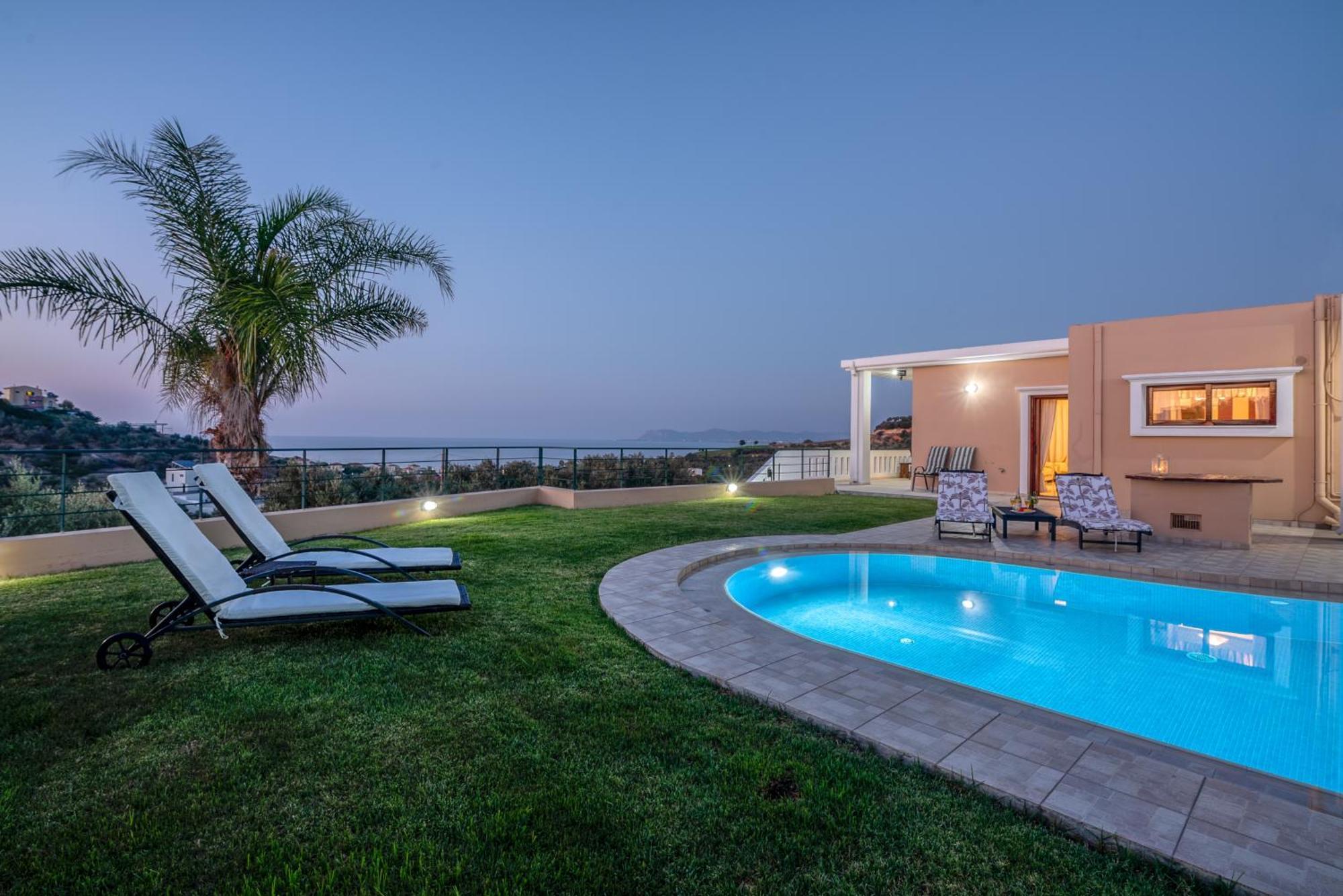 Nikola'S Villa Stalos Chania Exteriör bild