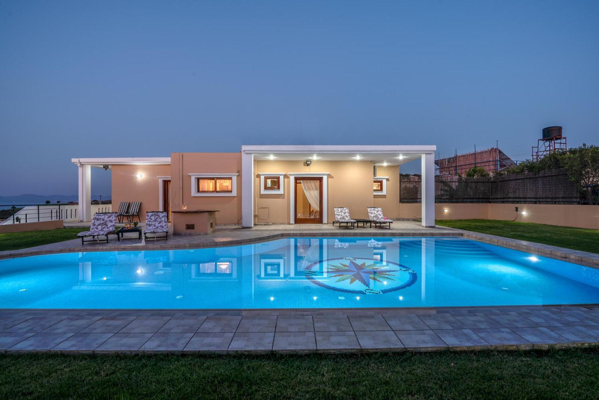 Nikola'S Villa Stalos Chania Exteriör bild